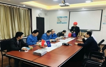 歡迎湘電股份來(lái)廠考察防爆蓄電池電機(jī)車